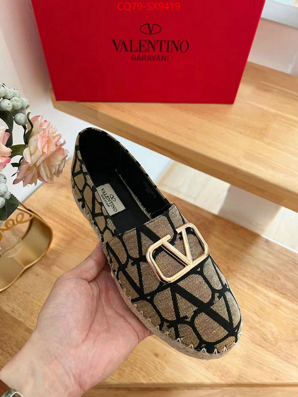 Women Shoes-Valentino aaaaa replica designer ID: SX9419 $: 79USD