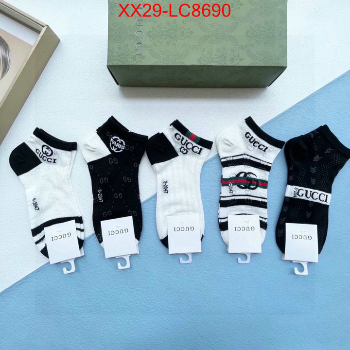 Sock-Gucci replica designer ID: LC8690 $: 29USD