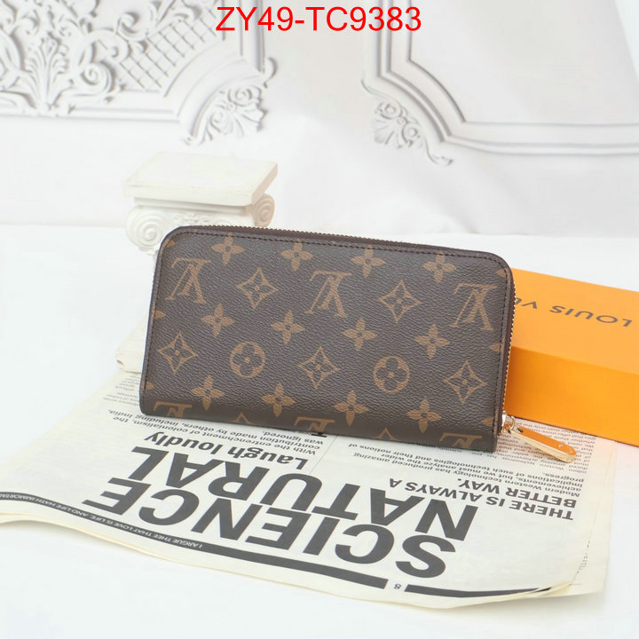 LV Bags(4A)-Wallet replica aaaaa designer ID: TC9383 $: 49USD,