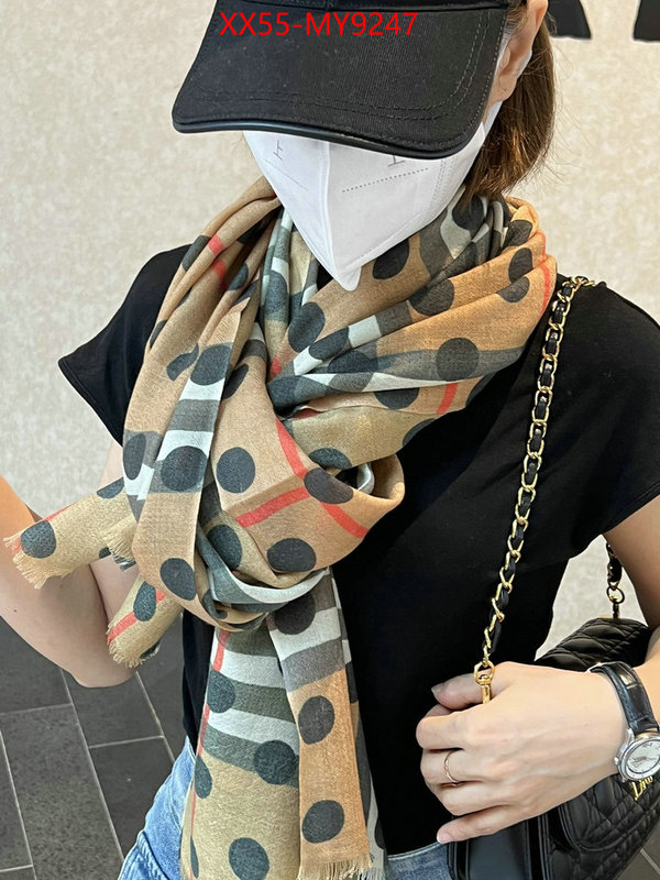 Scarf-Burberry replica 1:1 ID: MY9247 $: 55USD