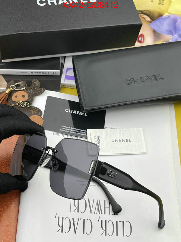 Glasses-Chanel outlet 1:1 replica ID: GC8412 $: 42USD