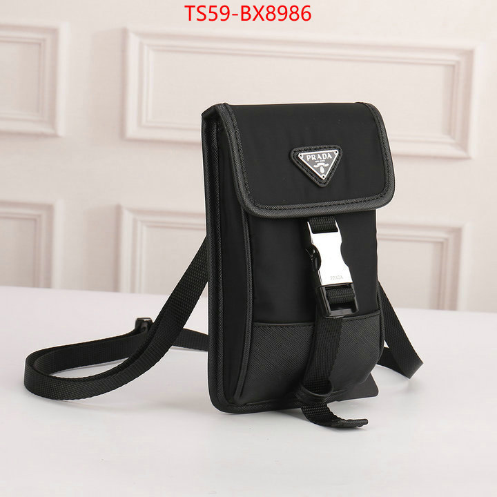 Prada Bags(4A)-Crossbody- perfect ID: BX8986 $: 59USD,
