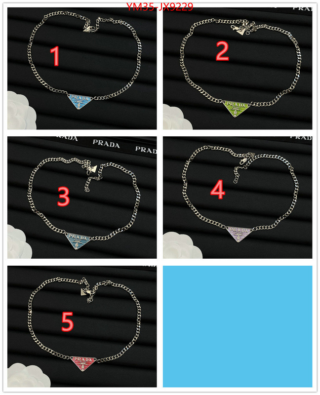 Jewelry-Prada the top ultimate knockoff ID: JX9229 $: 35USD