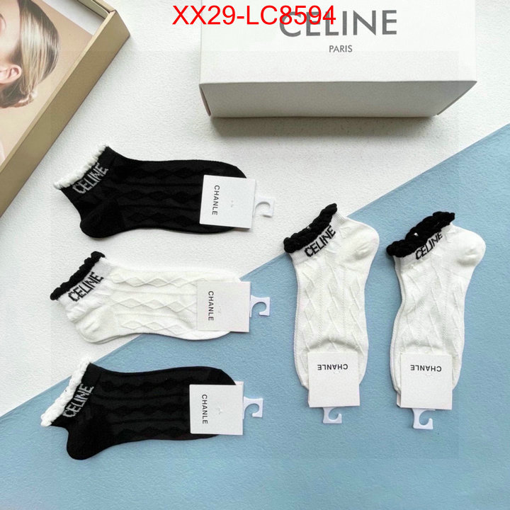 Sock-CELINE high quality designer ID: LC8594 $: 29USD