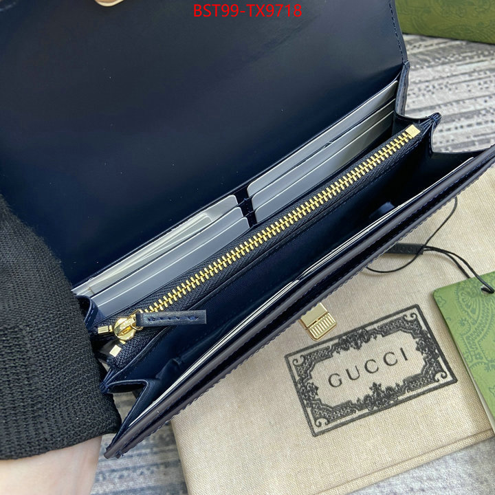 Gucci Bags(TOP)-Wallet- replica aaaaa+ designer ID: TX9718 $: 99USD,