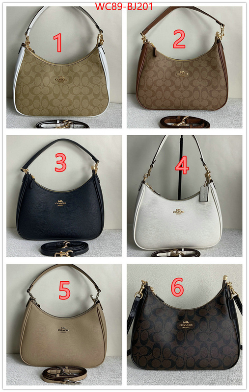 Coach Bags(4A)-Crossbody- mirror copy luxury ID: BJ201 $: 89USD,