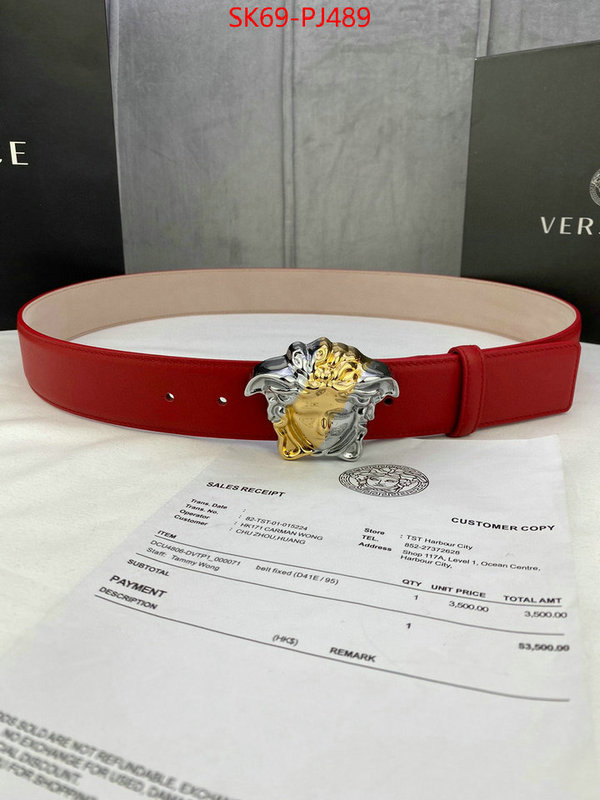 Belts-Versace aaaaa quality replica ID: PJ489 $: 69USD