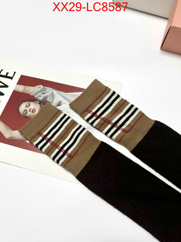 Sock-Burberry high quality 1:1 replica ID: LC8587 $: 29USD