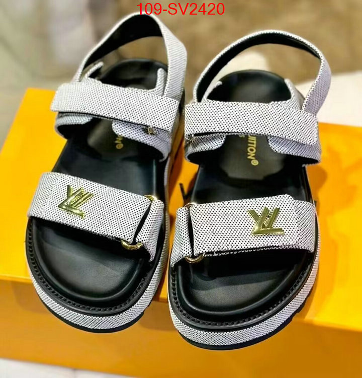 Women Shoes-LV replica 1:1 high quality ID: SV2420 $: 109USD