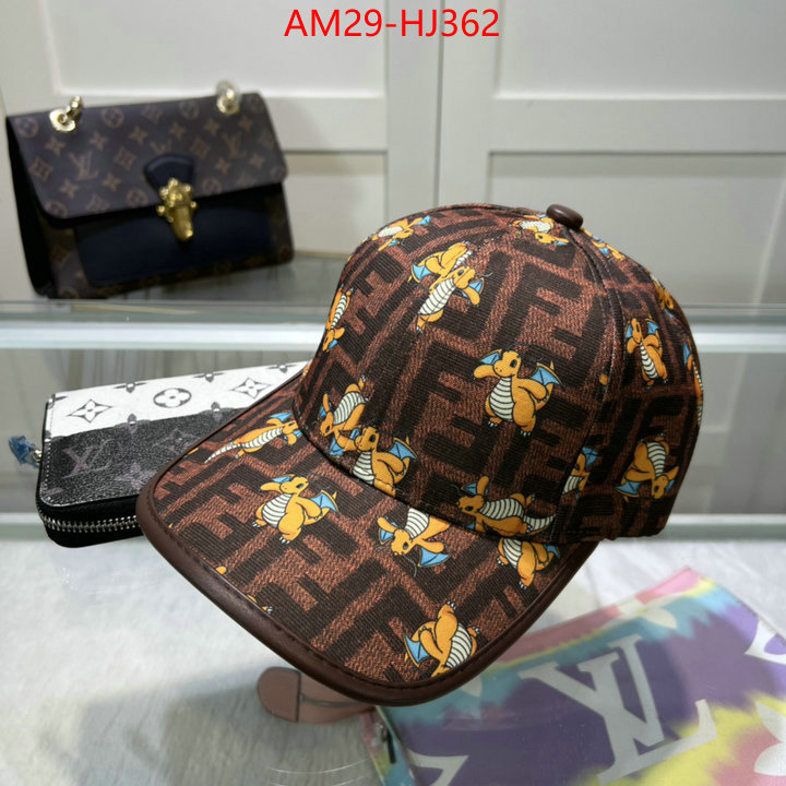 Cap(Hat)-Fendi best quality fake ID: HJ362 $: 29USD