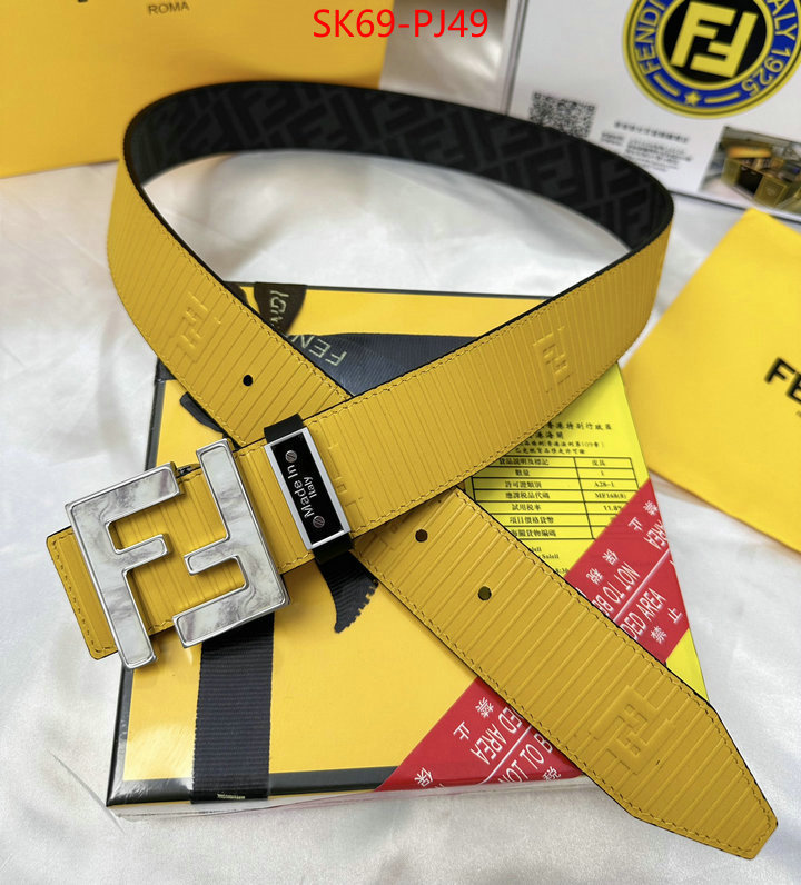 Belts-Fendi 2024 aaaaa replica customize ID: PJ49 $: 69USD