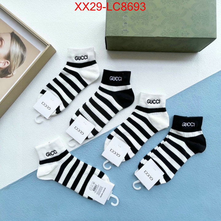 Sock-Gucci luxury 7 star replica ID: LC8693 $: 29USD