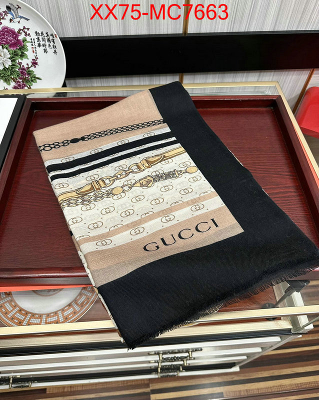 Scarf-Gucci buy cheap replica ID: MC7663 $: 75USD