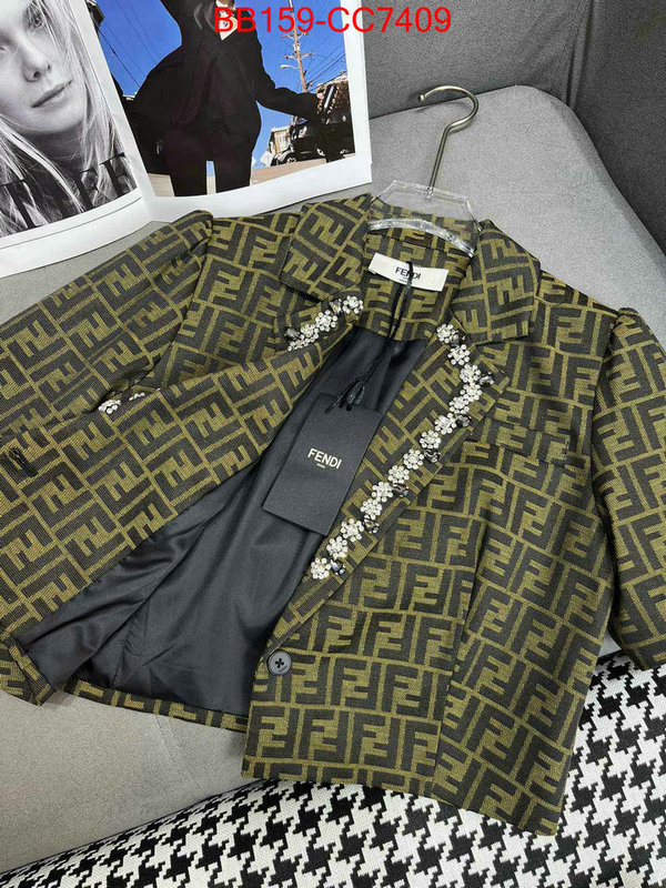 Clothing-Fendi designer ID: CC7409 $: 159USD