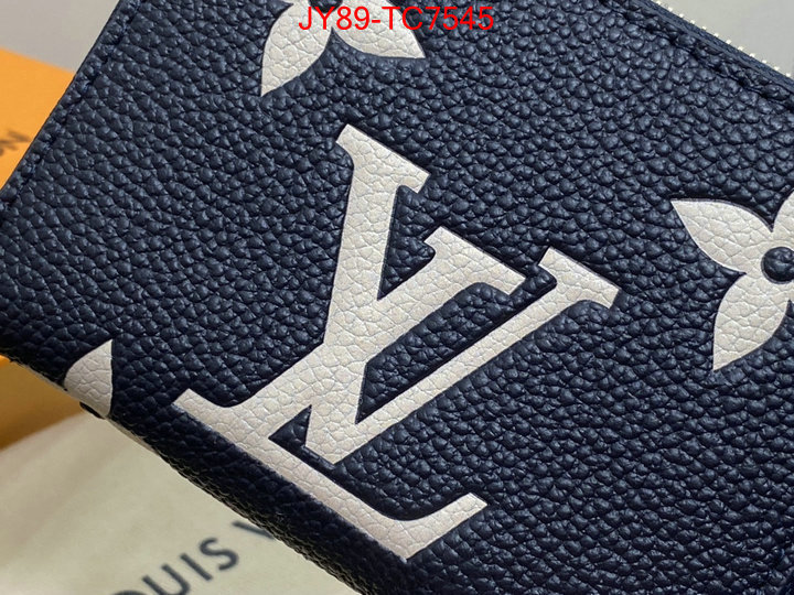 LV Bags(TOP)-Wallet aaaaa replica ID: TC7545 $: 89USD,