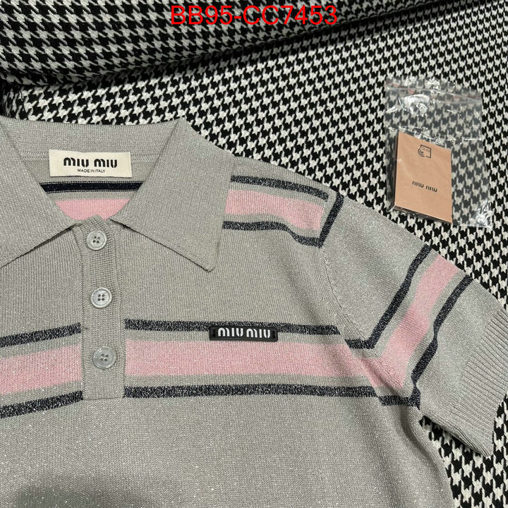 Clothing-MIU MIU highest product quality ID: CC7453 $: 95USD