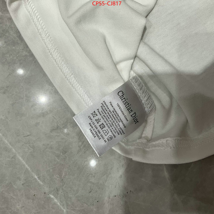 Clothing-Dior designer high replica ID: CJ817 $: 55USD