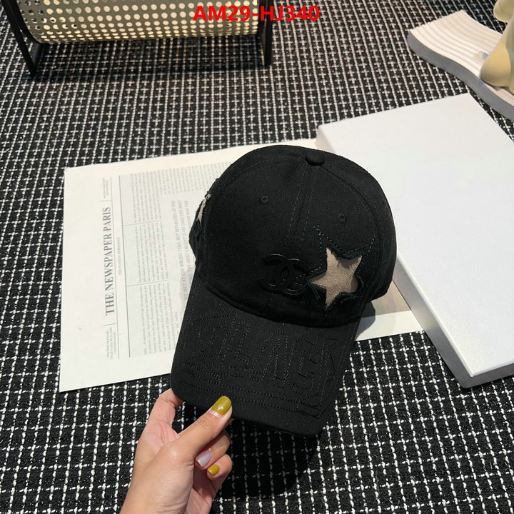 Cap (Hat)-Chanel luxury fake ID: HJ340 $: 29USD