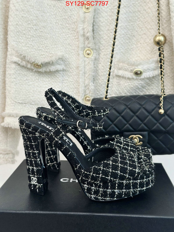 Women Shoes-Chanel buy top high quality replica ID: SC7797 $: 129USD