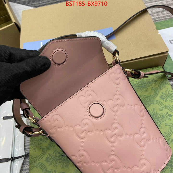 Gucci Bags(TOP)-Crossbody- mirror copy luxury ID: BX9710 $: 185USD,