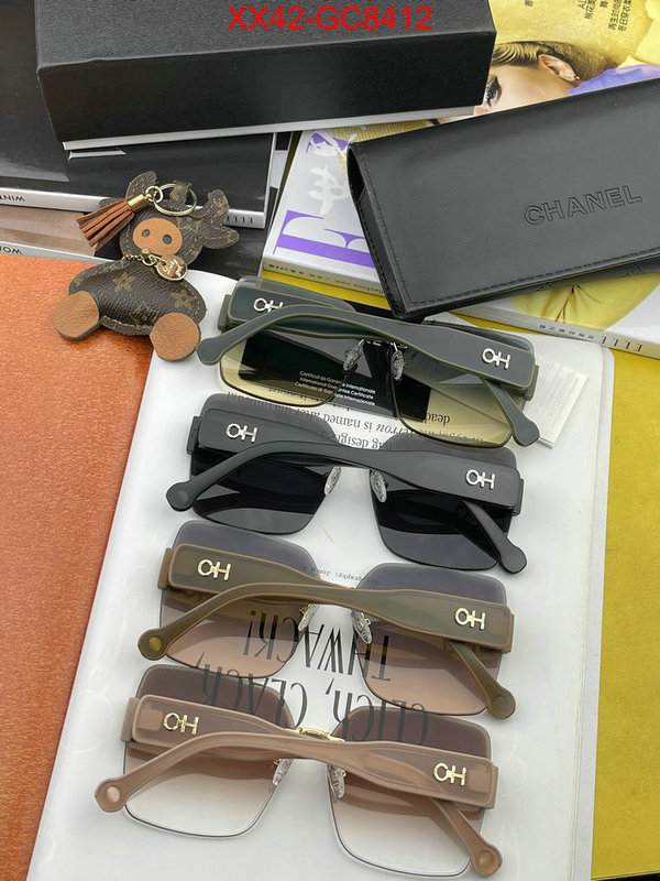 Glasses-Chanel outlet 1:1 replica ID: GC8412 $: 42USD