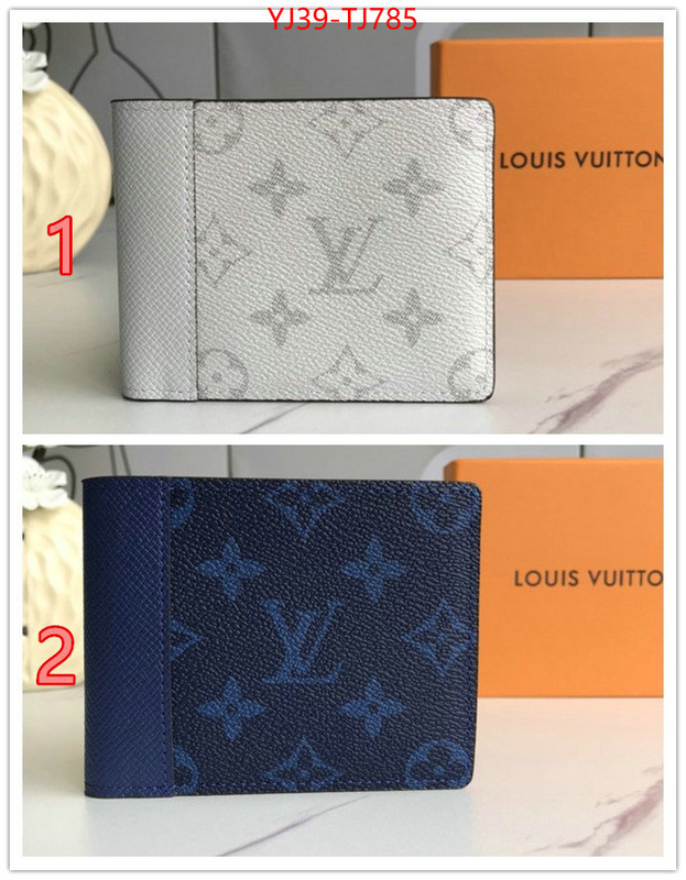 LV Bags(4A)-Wallet top brands like ID: TJ785 $: 39USD,