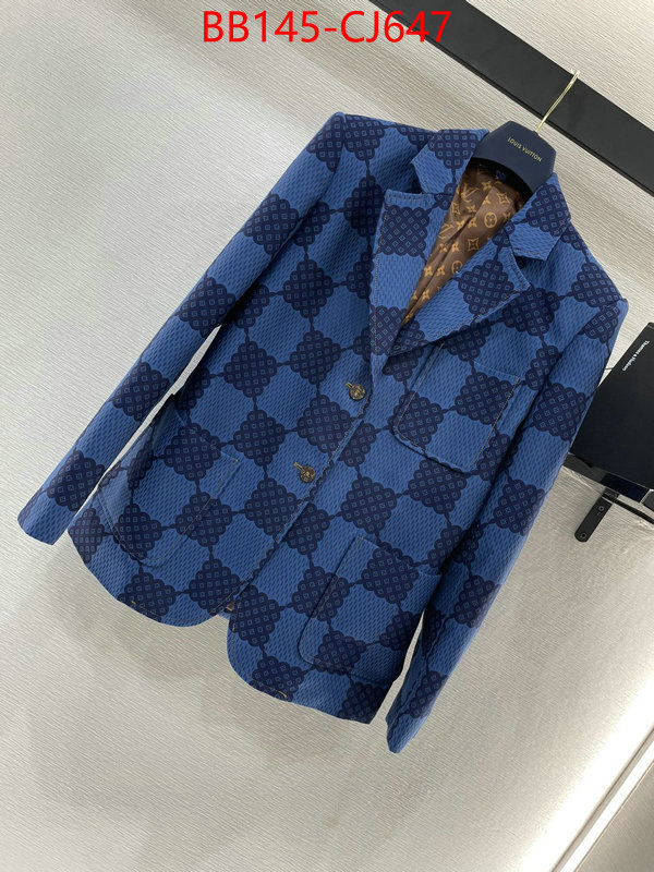 Clothing-LV outlet 1:1 replica ID: CJ647 $: 145USD