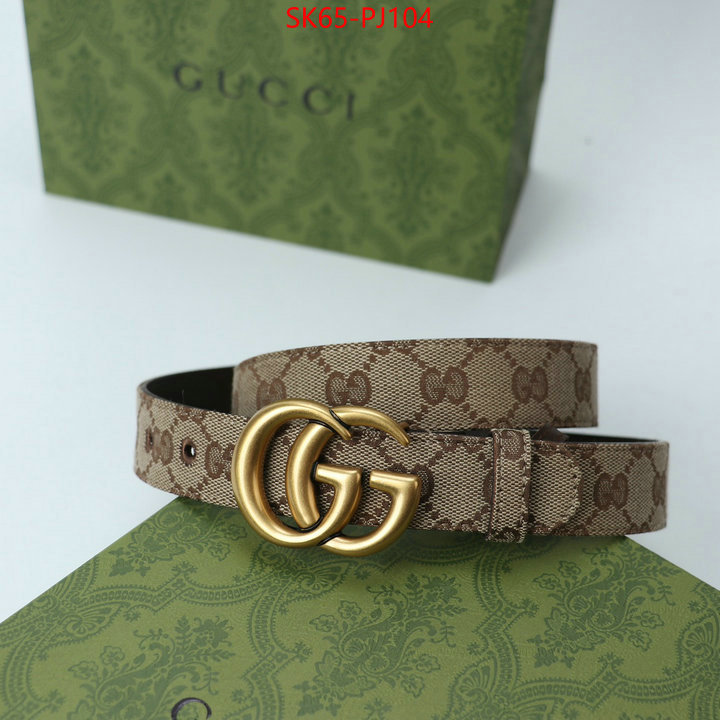 Belts-Gucci fake designer ID: PJ104 $: 65USD