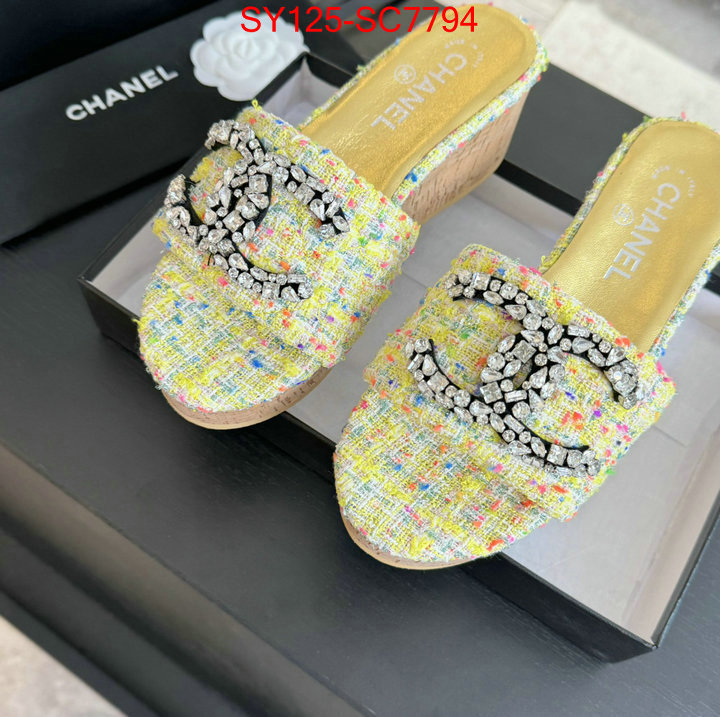 Women Shoes-Chanel brand designer replica ID: SC7794 $: 125USD