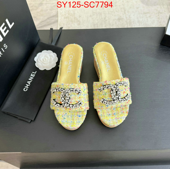 Women Shoes-Chanel brand designer replica ID: SC7794 $: 125USD