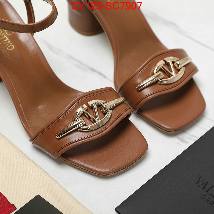 Women Shoes-Valentino designer high replica ID: SC7907 $: 129USD