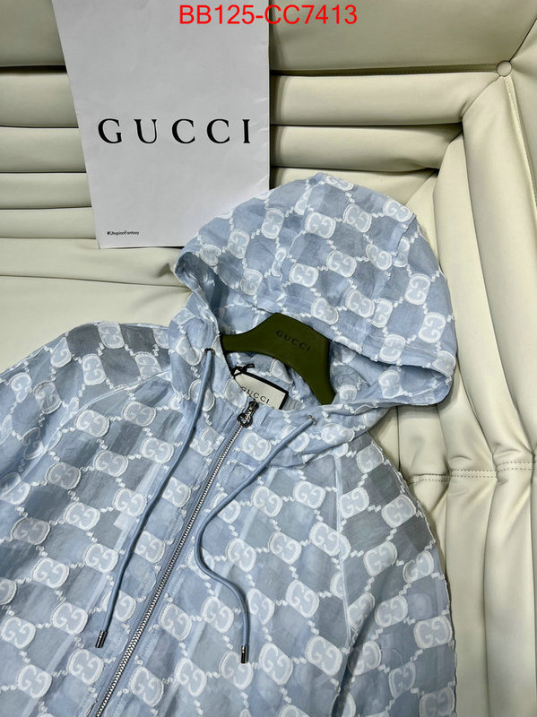 Clothing-Gucci same as original ID: CC7413 $: 125USD