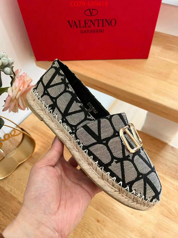 Women Shoes-Valentino aaaaa replica designer ID: SX9419 $: 79USD