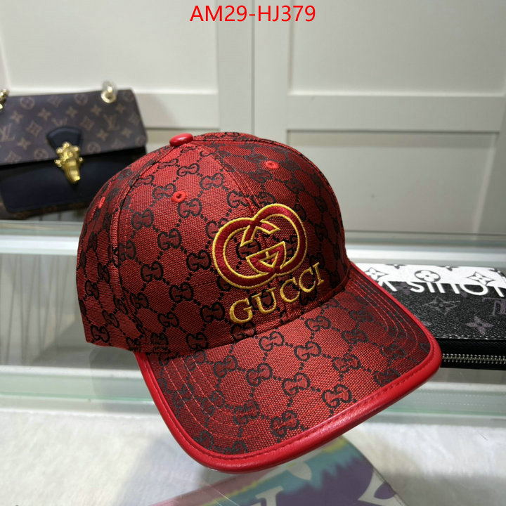 Cap(Hat)-Gucci buy cheap replica ID: HJ379 $: 29USD