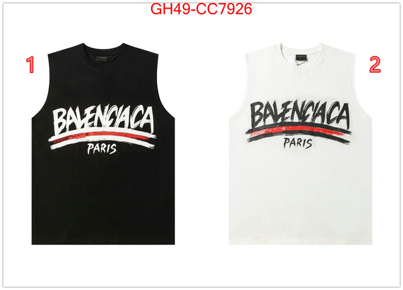 Clothing-Balenciaga fake cheap best online ID: CC7926 $: 49USD