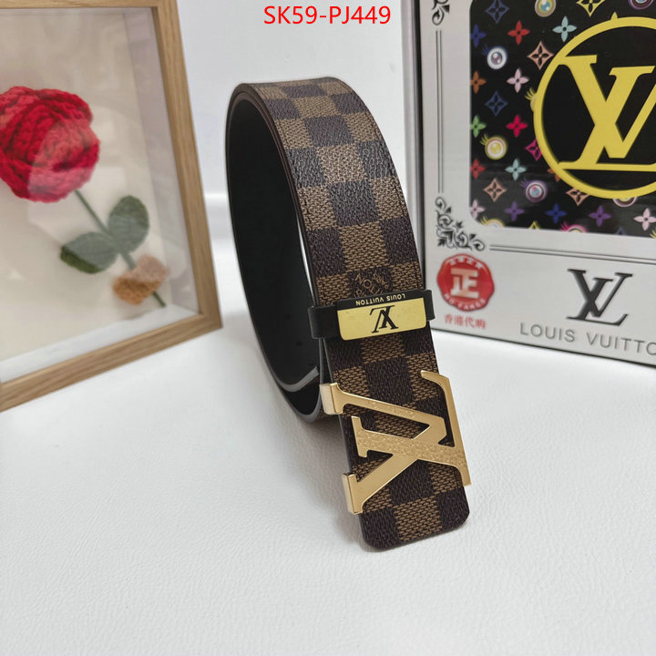 Belts-LV best replica new style ID: PJ449 $: 59USD