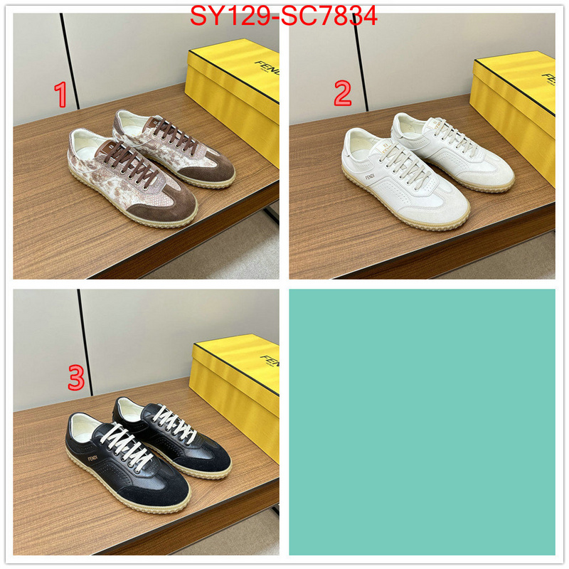 Men Shoes-Fendi shop designer replica ID: SC7834 $: 129USD