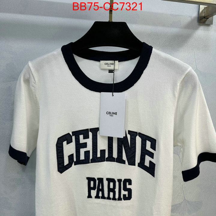 Clothing-Celine replicas buy special ID: CC7321 $: 75USD