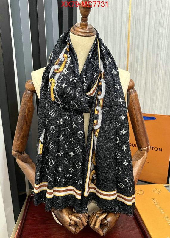 Scarf-LV luxury fashion replica designers ID: MC7731 $: 79USD