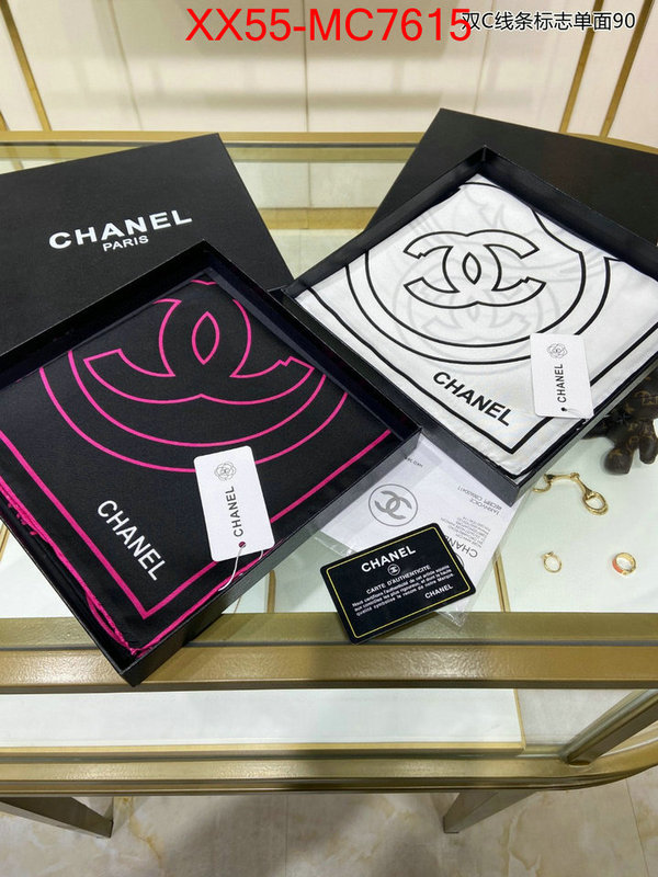 Scarf-Chanel designer ID: MC7615 $: 55USD