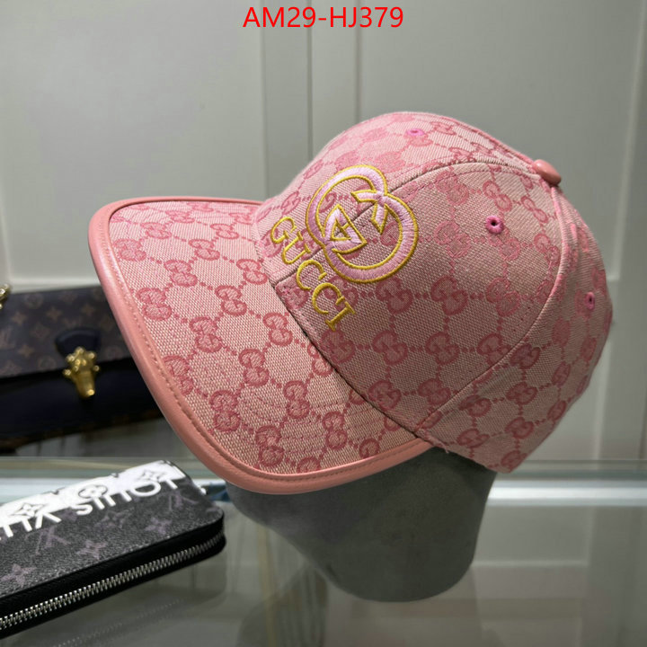 Cap(Hat)-Gucci buy cheap replica ID: HJ379 $: 29USD