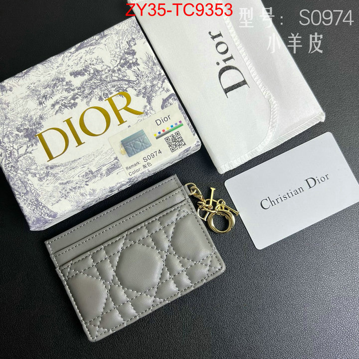 Dior Bags(4A)-Wallet- outlet sale store ID: TC9353 $: 35USD,