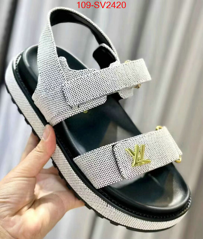 Women Shoes-LV replica 1:1 high quality ID: SV2420 $: 109USD