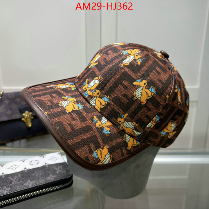 Cap(Hat)-Fendi best quality fake ID: HJ362 $: 29USD