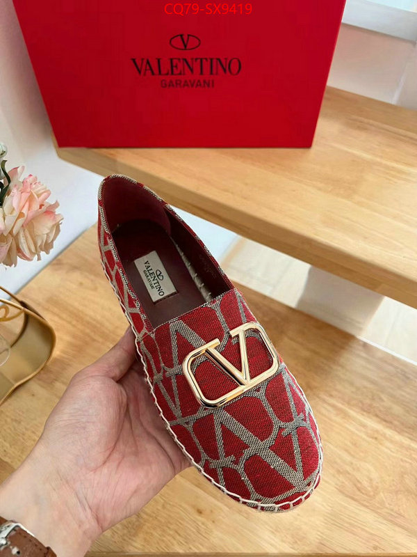 Women Shoes-Valentino aaaaa replica designer ID: SX9419 $: 79USD