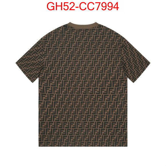 Clothing-Fendi brand designer replica ID: CC7994 $: 52USD