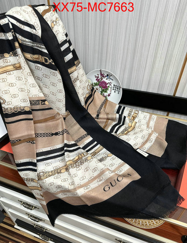 Scarf-Gucci buy cheap replica ID: MC7663 $: 75USD