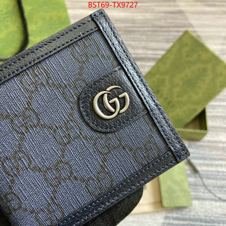 Gucci Bags(TOP)-Wallet- fake aaaaa ID: TX9727 $: 69USD,