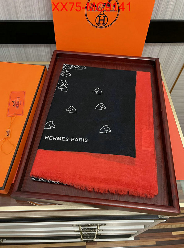 Scarf-Hermes what is a 1:1 replica ID: MC9141 $: 75USD