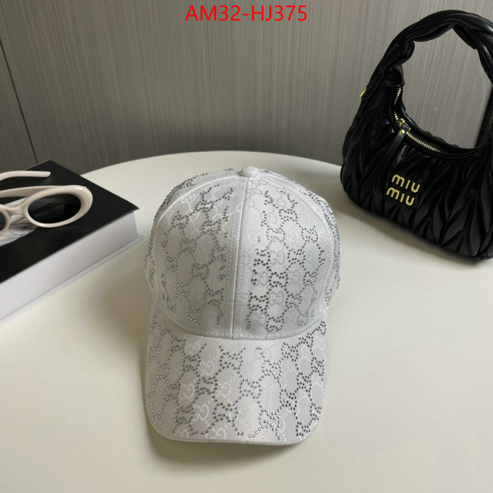 Cap(Hat)-Gucci luxury fake ID: HJ375 $: 32USD